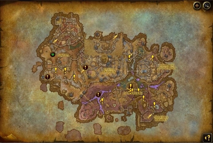Wie in Diablo 3, wo ihr Bounties abschließen könnt, füllt sich eure Map mit Weltquests.
