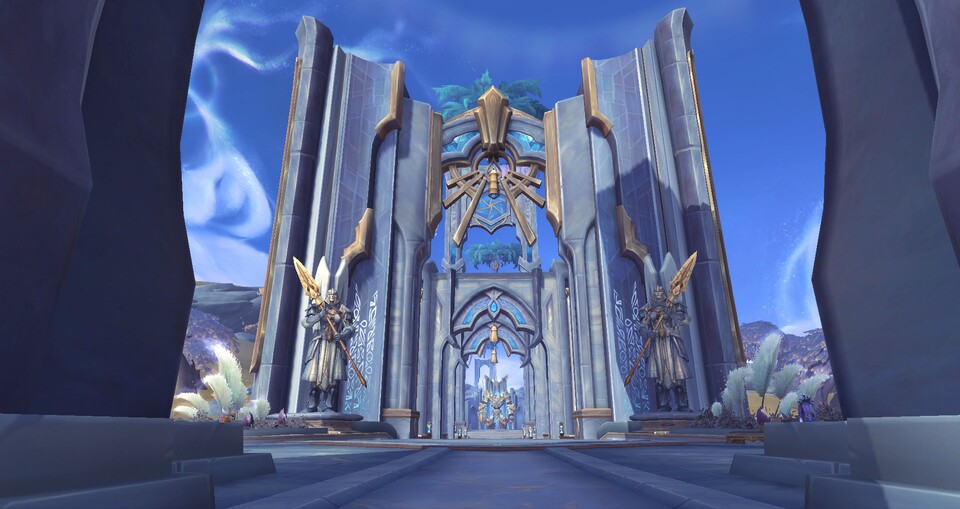 Wer in der Welt von Warcraft stirbt, beginnt seine Reise durch das Jenseits in Bastion.
