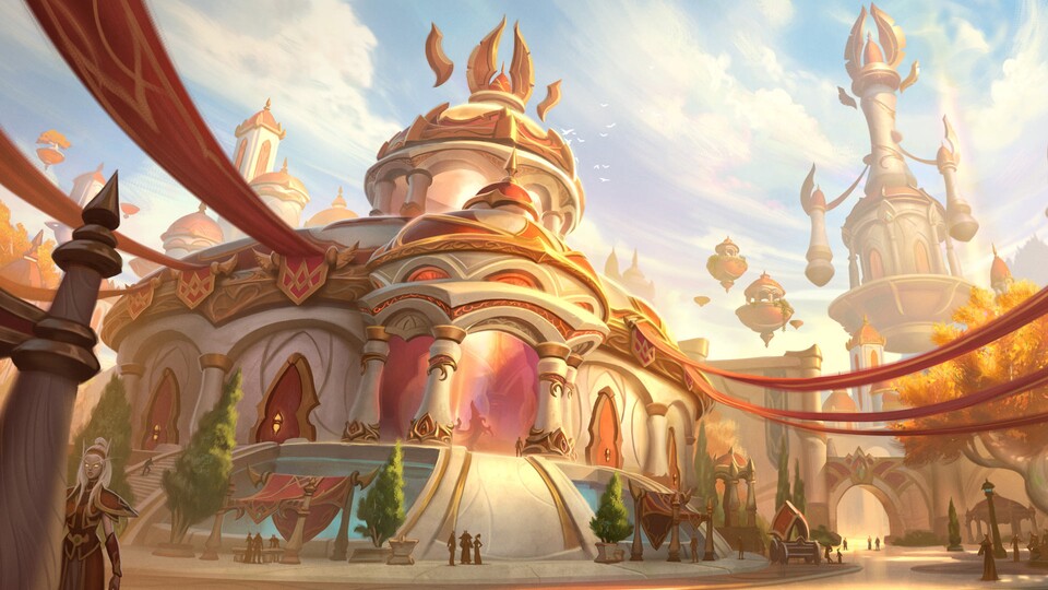 Auch elegante Elfenbauten sind im Housing kein Problem.