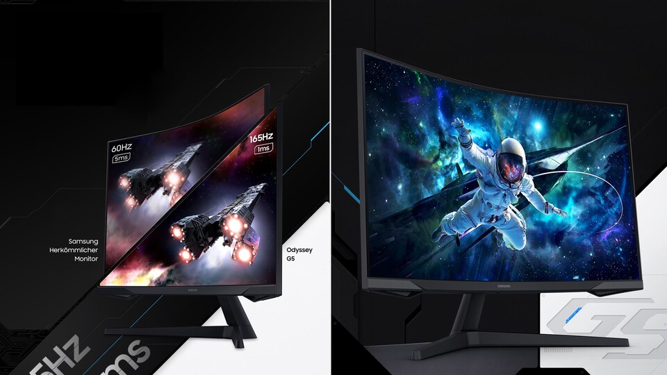 165Hz, HDR10 und richtig schöne Farben - Samsung kann richtig gute Panels einfach!