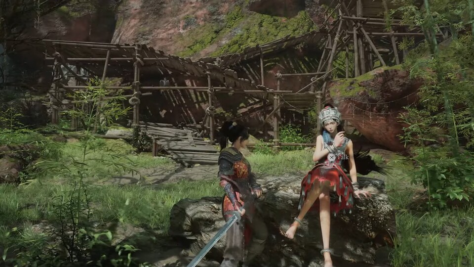 Die Dame in Rot ist eigentlich die Hohemagierin der Bo.