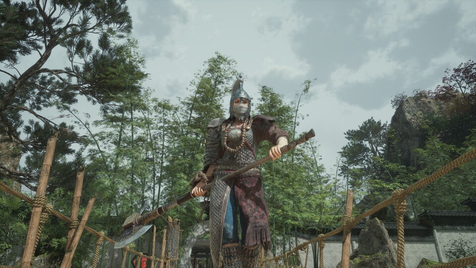 Wuchang macht auch mit einer Axt eine gute Figur.