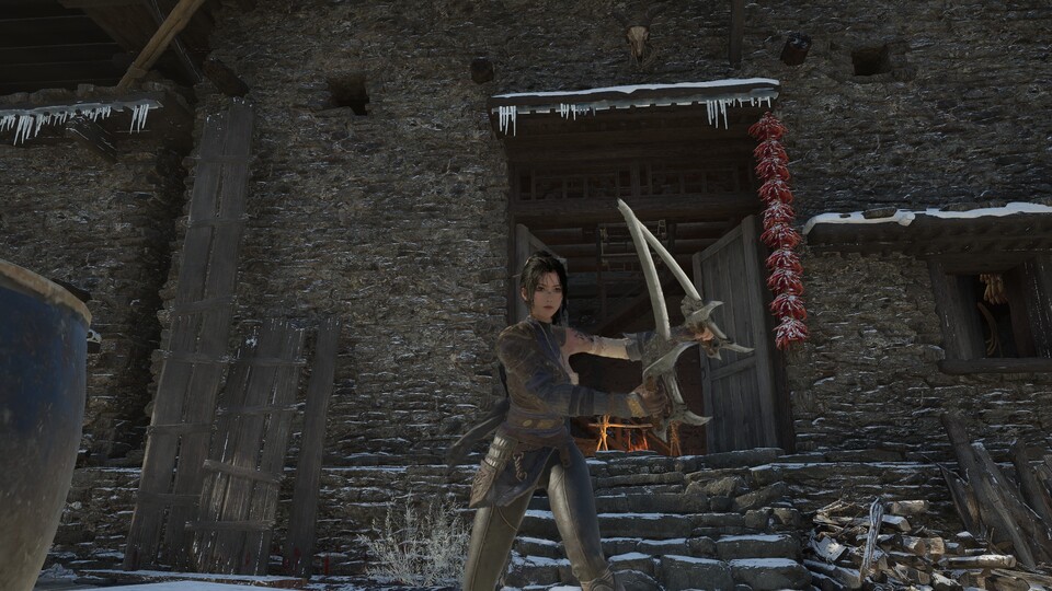 Im zweiten Gebiet des Spiels (nach etwa 10-15 Spielstunden) könnt ihr die Zwillingsbanditen finden, mit denen ihr blocken und parieren könnt.