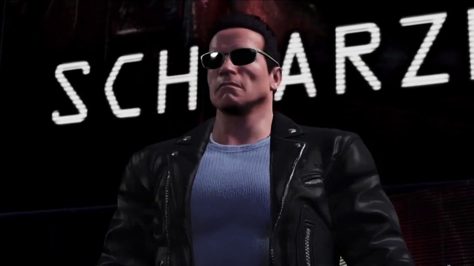 WWE 2K16 - Ingame-Trailer stellt Terminator-Schwarzenegger vor