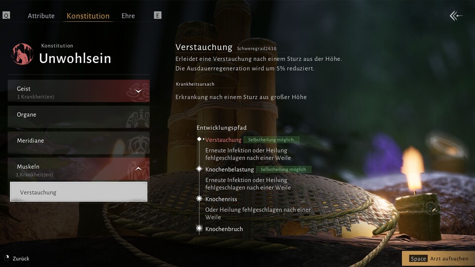 Bei leichten Verletzungen müsst ihr noch nicht zum Arzt.