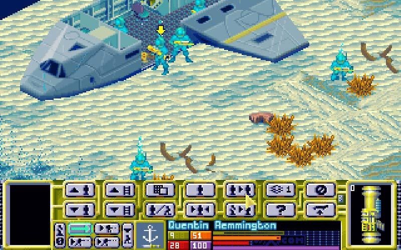 Meerestiefen statt unendliche Weiten: X-COM: Terror from the Deep versetzte das Spielprinzip Unterwasser.