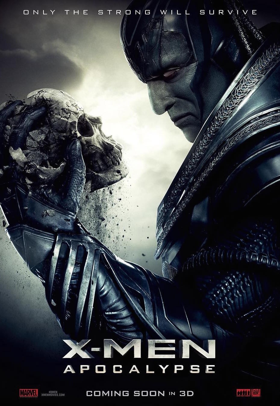 Das offizielle Poster zu X-Men: Apocalypse mit Oscar Isaac als Bösewicht.