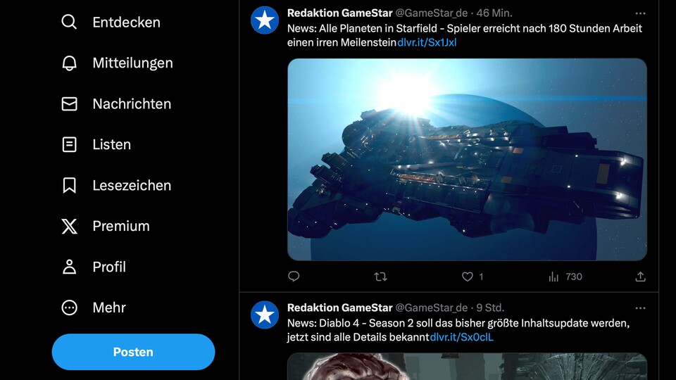 Auf Mac übrigens dasselbe Bild ohne Linküberschrift.