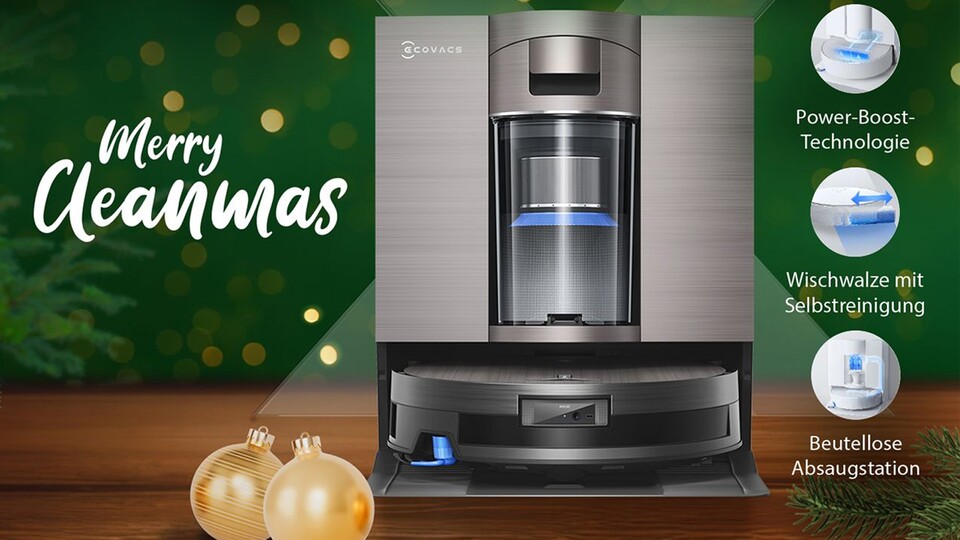 Dank der ausfahrbaren Walze werden auch schwer zugängliche Stellen und Kanten super sauber!