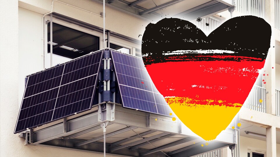 Aus Spanien kommt Lob für die vergleichsweise große Verbreitung von Balkonkraftwerken in Deutschland. (Bild: stock.adobe.com - Maryana, chekart)