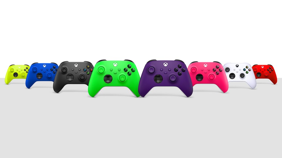 Bei Amazon gibts den Xbox Controller nicht nur in Schwarz im Angebot – sucht euch einfach eure Lieblingsfarbe aus.