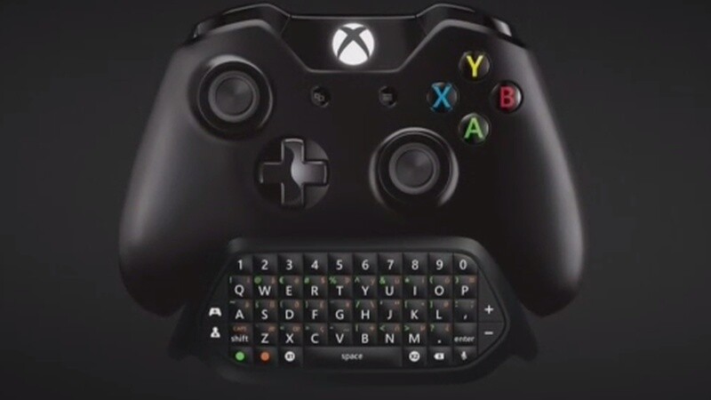 Der Xbox-One-Controller erhält ein kleines Tastatur-Pad.