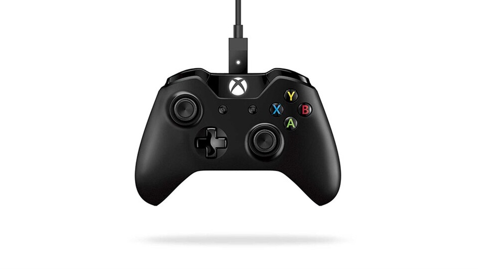 Microsoft bringt den Xbox-One-Controller mit einem USB-Anschlusskabel für den PC in den Handel.