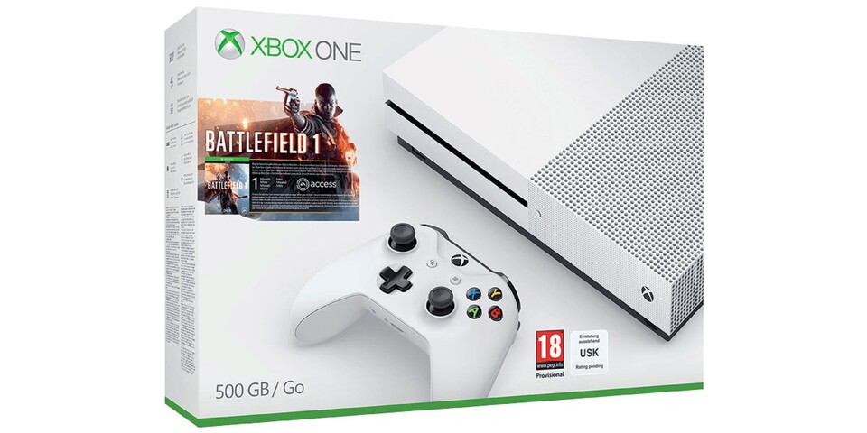 Die Xbox One S und mehrere Bundle gibt es aktuell bei Saturn 50 Euro günstiger.