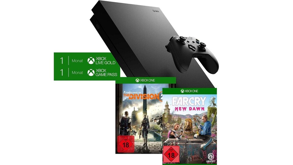 Xbox One X: Bundle mit The Division 2 und Far Cry New Dawn.