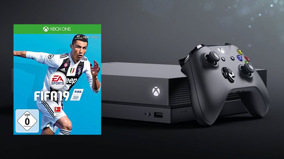 Xbox One X mit FIFA 19 für 419,99 € auf Amazon.de