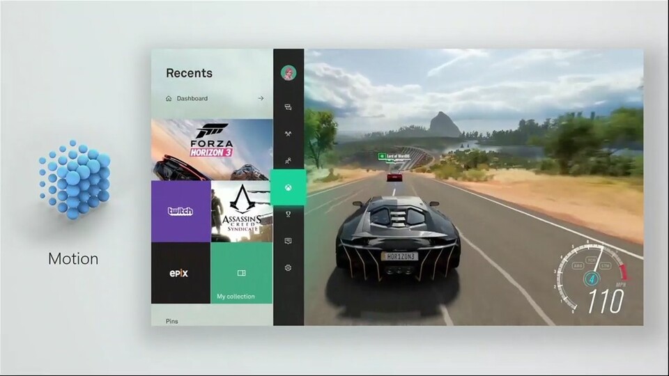 So wird voraussichtlich die Benutzeroberfläche der Xbox Scorpio aussehen. (Quelle: Microsoft)