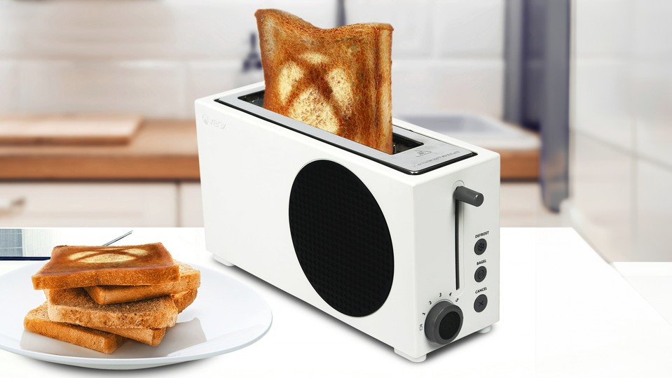 Der Xbox-Toaster brennt sogar das Xbox-Logo in euer Brot. (Bild: Walmart)