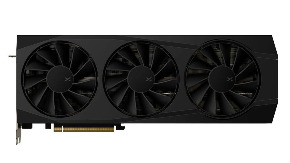 All black, everything! Die XFX QuickSilver Radeon RX 9070 XT ist eine schlichte, gut aussehende Grafikkarte komplett in Schwarz.