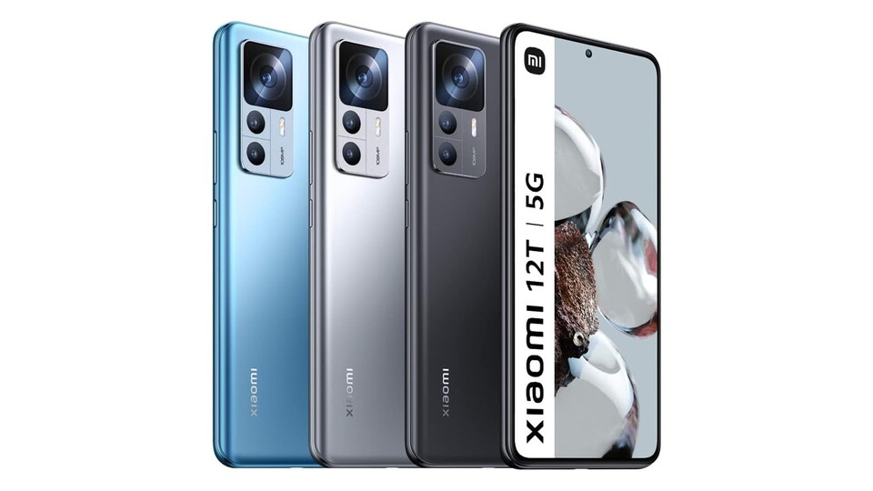 Black, Blue und Silver: Das Xiaomi 12T setzt auf klassische Farben und sieht daher zeitlos-schick aus!