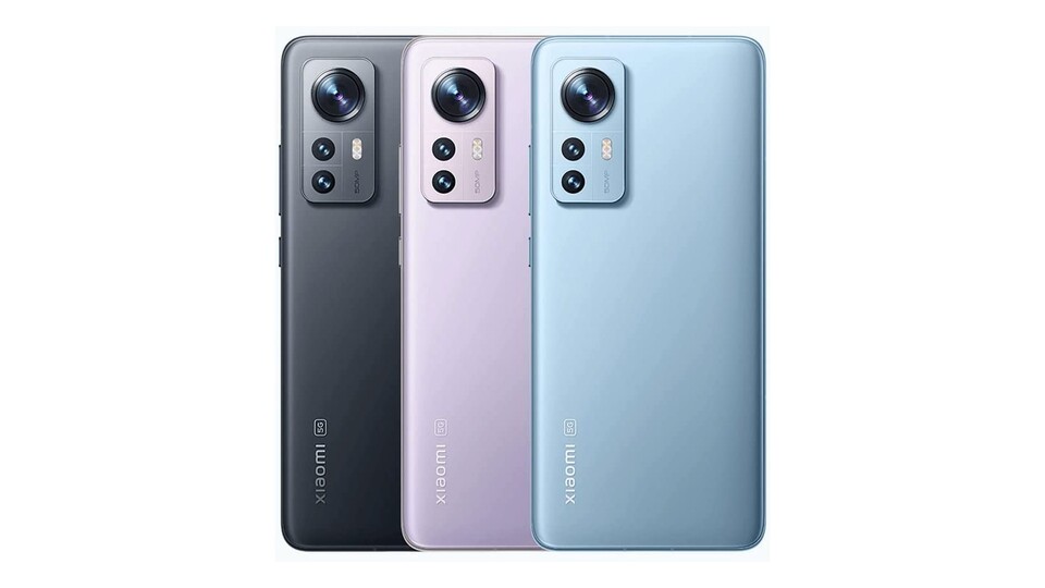 Das Xiaomi 12 X ist in drei dezenten Farben erhältlich: Gray, Purple + Blue