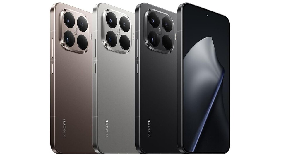 Mocha Brown, Black, Titanium und Rose Gold: Das Xiaomi 15T Pro gibts in vielen schicken Farben!