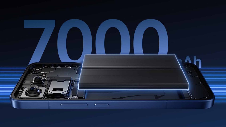 7.000 mAh sind eine Ansage: Der extrem ausdauernde Akku gehört zu den auffälligsten Features des Xiaomi 17T Pro.