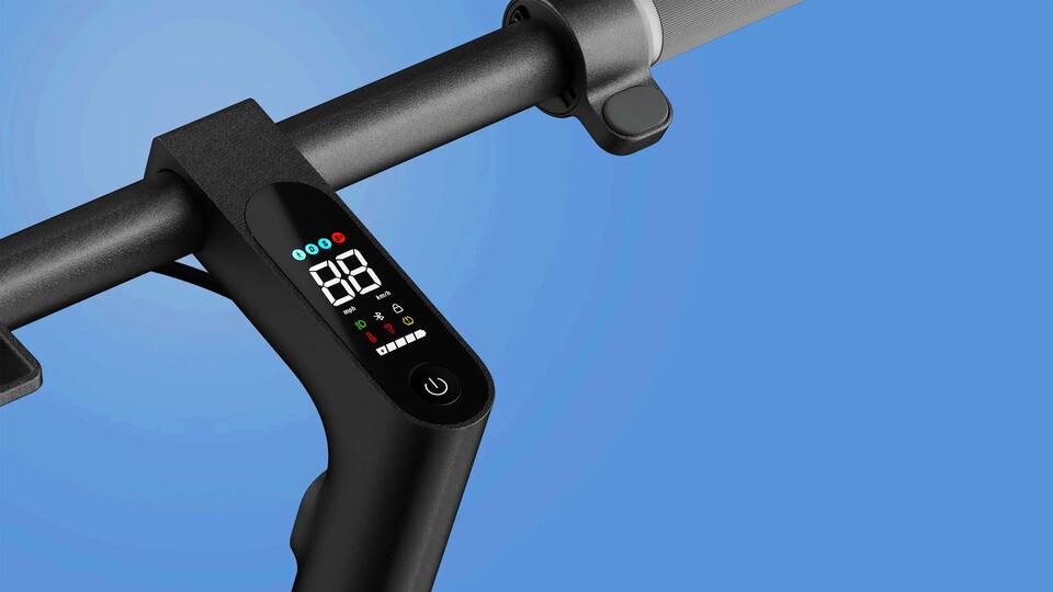 Via the LCD display integrated in the handlebar, you always have all the important information in view.