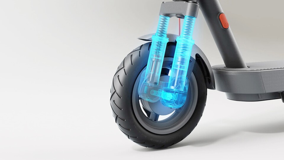 Die doppelten Stoßdämpfer gleichen Unebenheiten wie Baumwurzeln unter dem Asphalt oder die wohlbekannten Schlaglöcher deutscher Radwege aus.