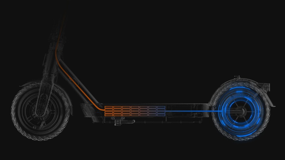 Nachhaltigkeit steht bei diesem Xiaomi E-Scooter hoch im Kurs: Die beim Bremsen und im Leerlauf erzeugte kinetische Energie wird in nutzbare elektrische Energie umgewandelt, wodurch sich die Reichweite erhöht.