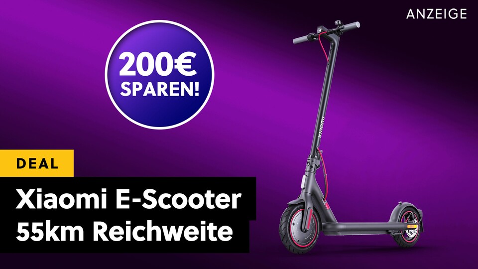 You can now get the Xiaomi Electric Scooter 4 Pro with a range of over 50km for €200 cheaper on Amazon.