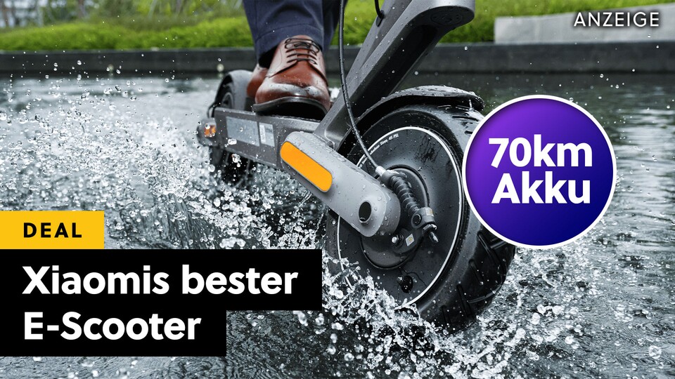 Xiaomis besten E-Scooter, den Electric Scooter 4 Ultra mit 70 Kilometern Reichweite, bekommt ihr jetzt zum Bestpreis im Angebot.