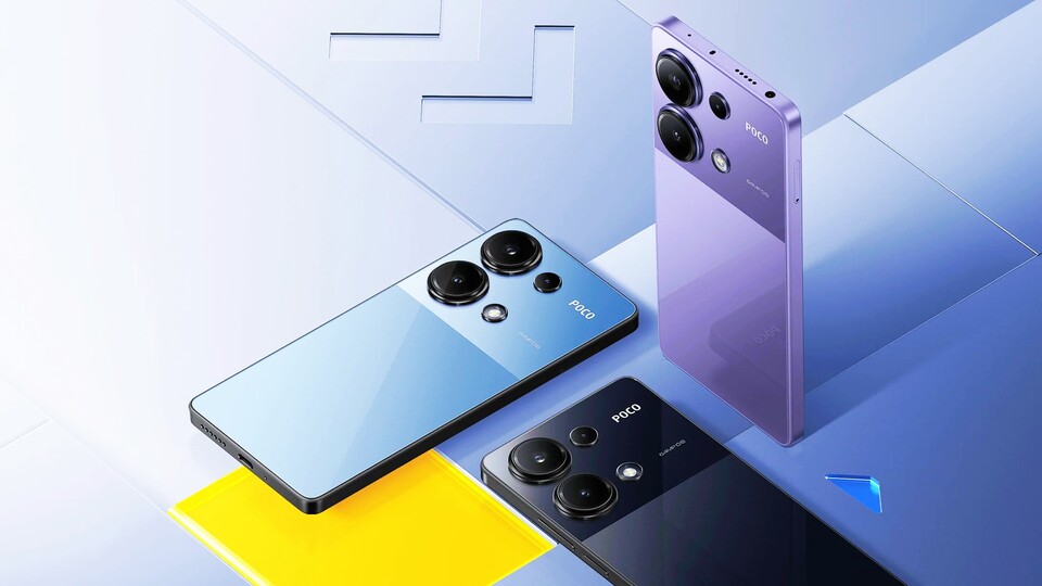 Das POCO M6 wird auch HyperOS 2.0 erhalten. (Bild: Xiaomi)