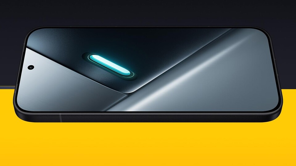 Edelstahl-Vibes: Der hochwertige Metallrahmen und die Glasrückseite lassen das Poco X8 Pro deutlich teurer wirken, als es eigentlich ist.