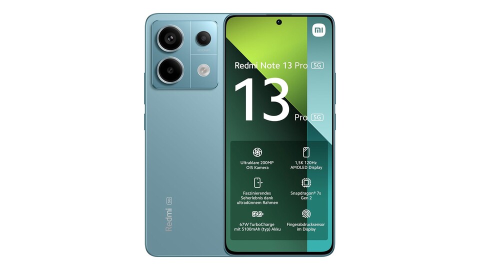 Ein schneller Snapdragon-Chip und farbstarkes AMOLED-Display machen das Xiaomi Note 13 Pro zur einer echten Empfehlung in der Handy-Mittelklasse!