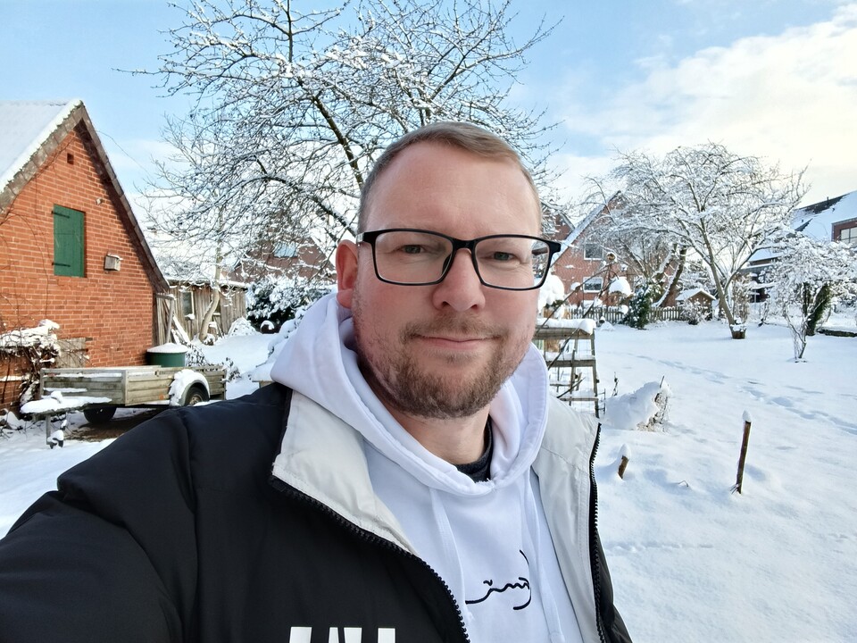 Bei direktem Tageslicht