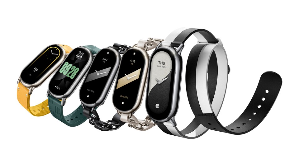 Für jeden Geschmack das passende Armband: Mittels Schnellverschluss könnt ihr problemlos zwischen den verschiedenen Armbändern hin- und herwechseln.