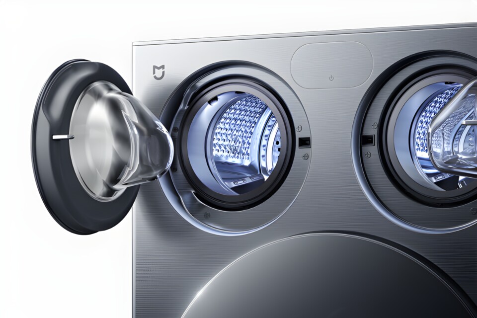 Die Waschmaschine kommt auch als 2-in-1-Gerät mit integriertem Trockner. (Bildquelle: Xiaomi)