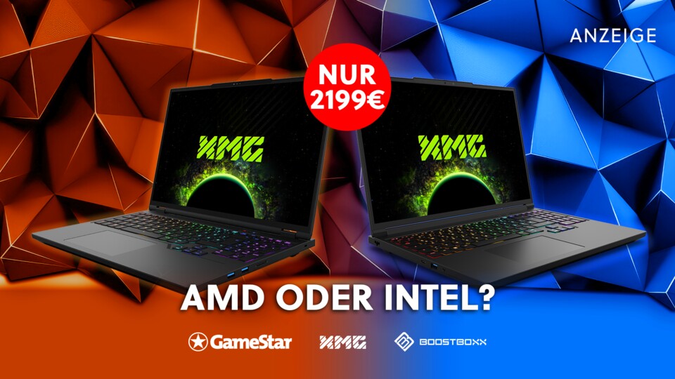 Zwei dicke Laptops, ein unschlagbarer Preis. Es liegt an euch: Lieber die effiziente Intel-CPU oder der schnelle AMD-Sechzehnkerner?