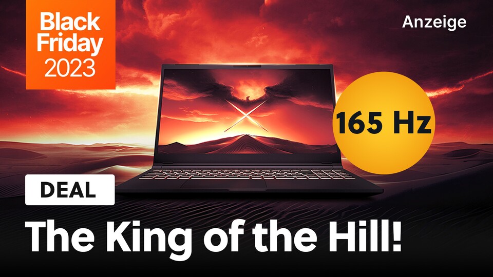 Totale Domination: Mit starken Komponenten und einem enorm günstigen Angebotspreis beherrscht das XMG APEX 15 den Gaming-Laptop-Hügel!