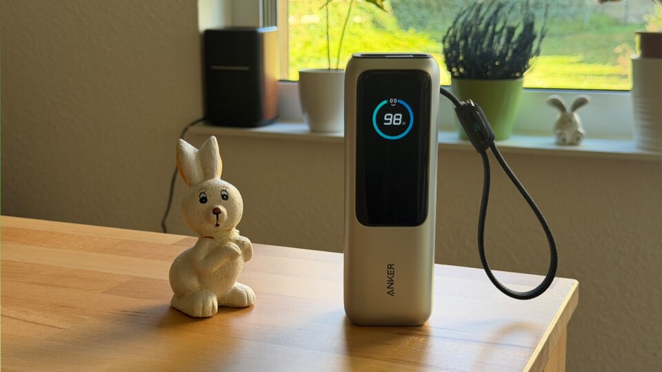 Optisch macht die Anker Powerbank einiges her.