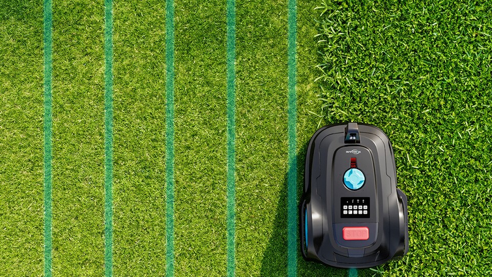 Mit einem Mähroboter schaut der Rasen einfach schöner aus. Mal ganz abgesehen davon, dass ich mir unfassbar viel Zeit spare.