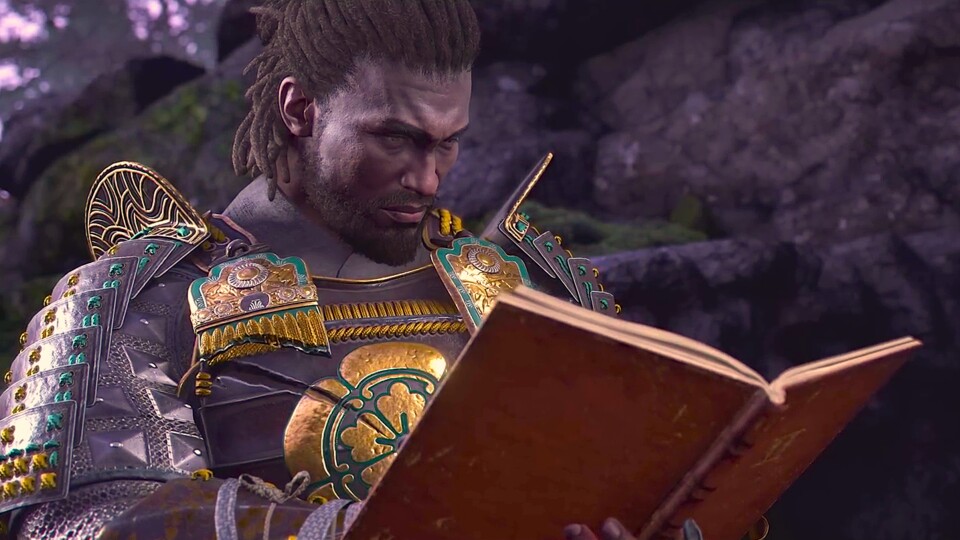 Auch AC Shadows Protagonist Yasuke steckt die Nase hin und wieder in ein Buch. Deshalb solltet ihr bei unseren folgenden Tipps besonders gut aufpassen.