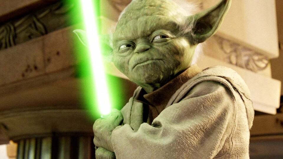 Yoda hat sich ins Exil auf Dagobah zurückgezogen.