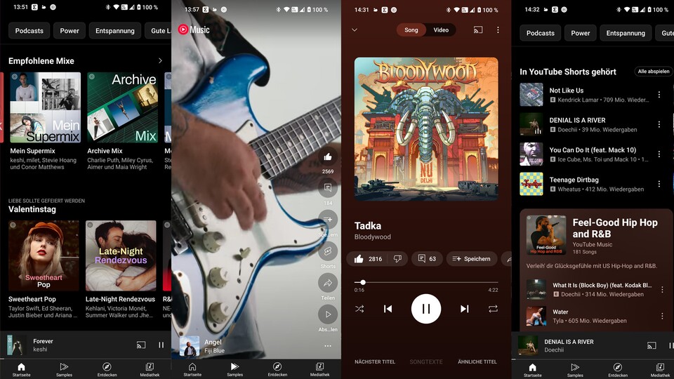 Supermix, Archive Mix, Samples, Bewertungen und mehr. YouTube Music ist voll von Funktionen, die das Entdecken von neuer Musik vereinfacht und verbessert.