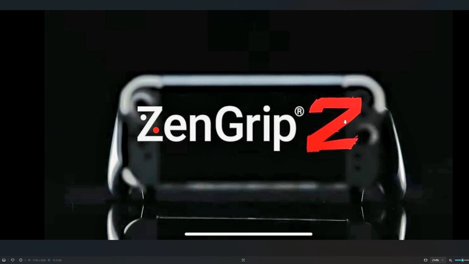 ZenGrip 2 mit Nintendo Switch 2. Quelle Sunbro Nation YouTube