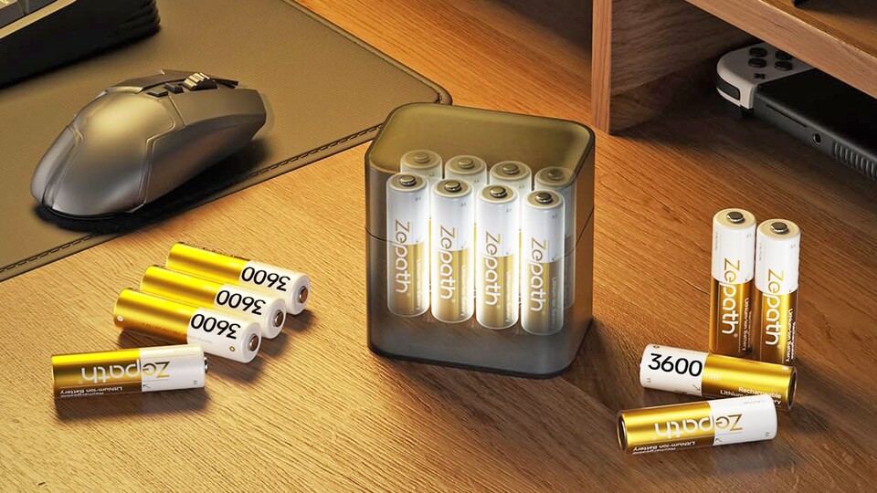 Wer bereit ist mehr zu zahlen, bekommt die doppelte Menge an Batterien mit 20 % mehr Kapazität!