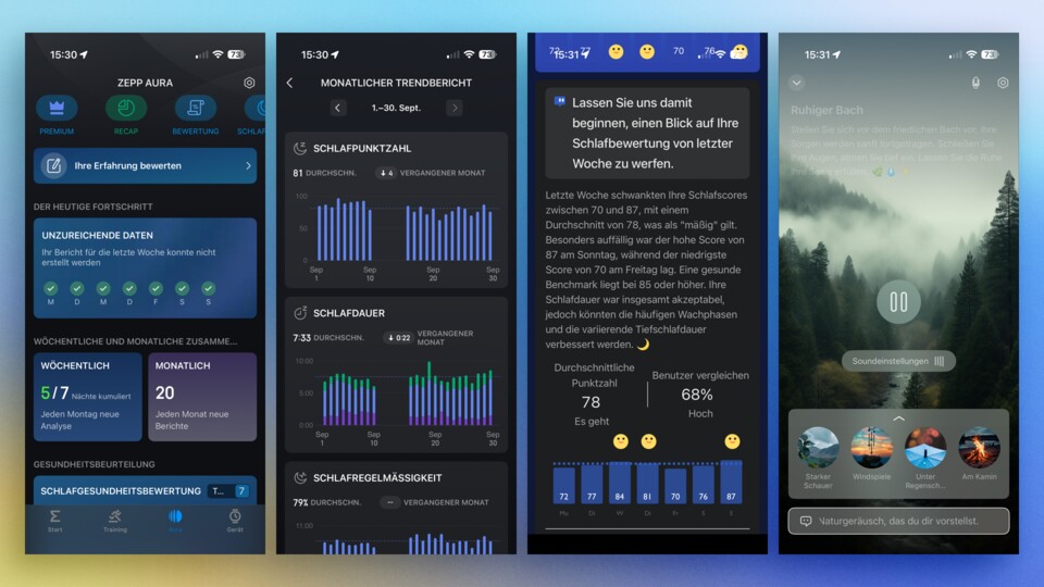 Wenn euch sanfte Töne und Sounds beim Einschlafen helfen, kann das Abonnement durchaus hilfreich sein. Die Töne wirken besänftigend.