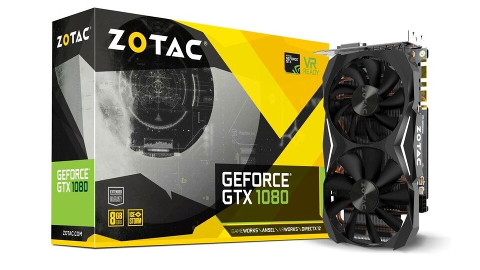 Die Zotac Geforce GTX 1080 soll in der Mini-Variante auch kleine PCs zu viel Grafikleistung verhelfen.