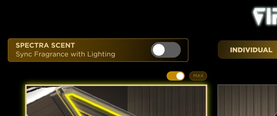 Highlight des ursprünglichen Scherzes: Per Spectra Scent sollten sich die Düfte mit der RGB-Beleuchtung eurer Zotac-Grafikkarte synchronisieren können. Schade, dass dieses Feature nicht umgesetzt wurde, klingt technisch schließlich total einfach. (Bildquelle: Zotac)